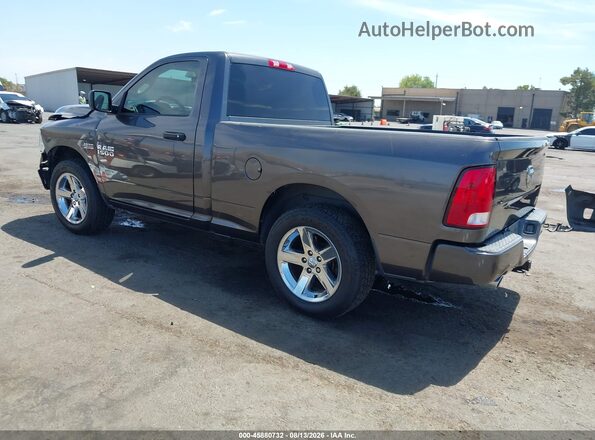 3C6JR6AT4GG112075 2016 RAM 1500 Gray Trasero izquierdo