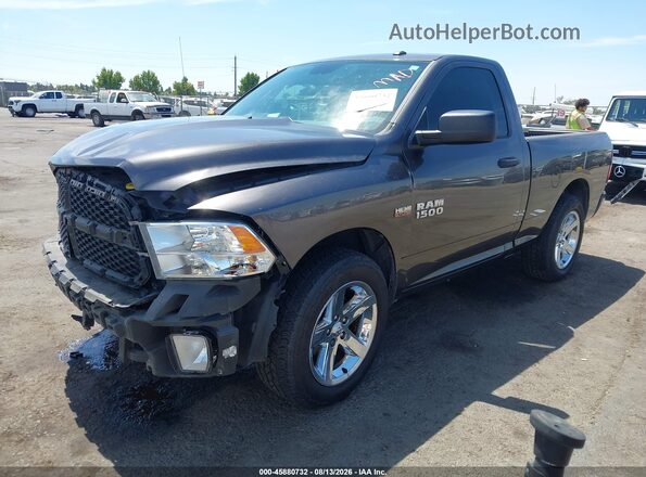 3C6JR6AT4GG112075 2016 RAM 1500 Gray Vista tres cuartos delantera izquierda