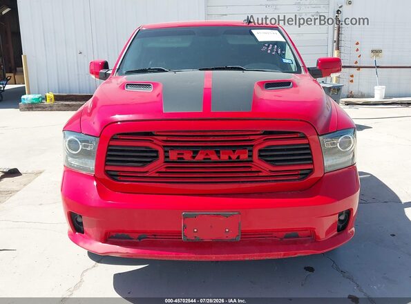 3C6JR6CT1HG794704 2017 RAM 1500 Red ხელსაწყოთა პანელის ხედი