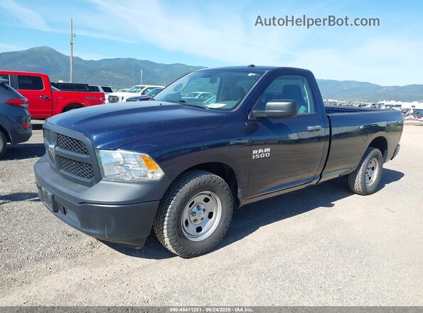 3C6JR6DG0HG764675 2017 RAM 1500 Blue Передня ліва чверть