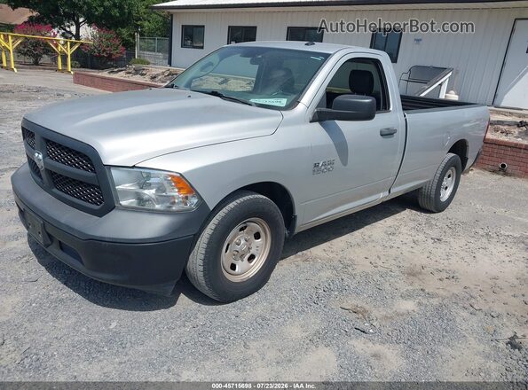 3C6JR6DG2HG764712 2017 RAM 1500 Silver Առջևի ձախ երեք քառորդ տեսարան