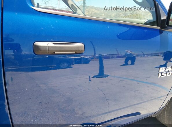 3C6JR6DG6HG764745 2017 RAM 1500 Blue Вид задньої частини салону