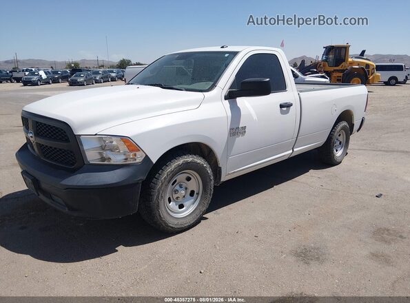 3C6JR6DG7HG764804 2017 RAM 1500 White წინა მარცხენა ხედი სამი მეოთხედიდან