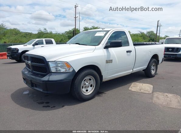3C6JR6DG7JG321476 2018 RAM 1500 White წინა მარცხენა ხედი სამი მეოთხედიდან