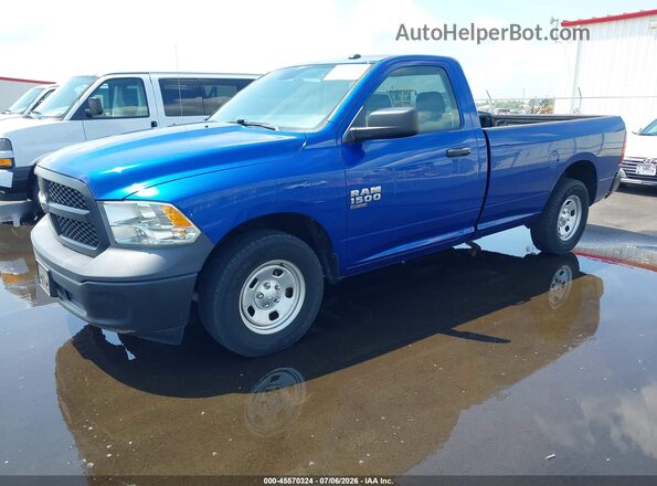 3C6JR6DG7KG502854 2019 RAM 1500 CLASSIC Синий Передняя левая четверть