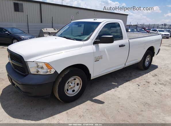 3C6JR6DG7KG503972 2019 RAM 1500 CLASSIC White წინა მარცხენა ხედი სამი მეოთხედიდან
