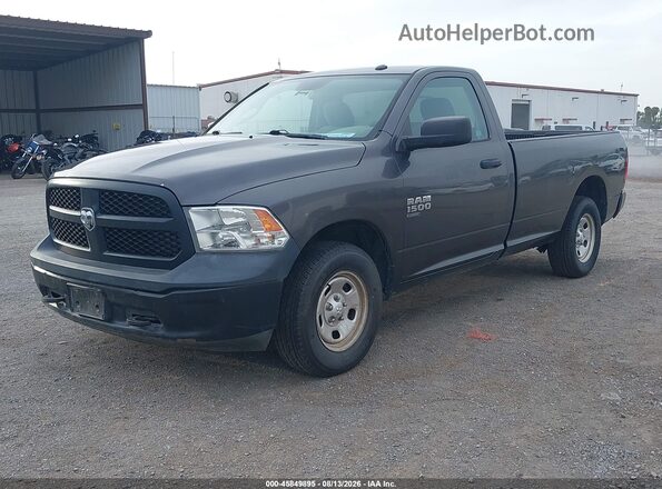 3C6JR7DG3KG503327 2019 RAM 1500 CLASSIC Gray წინა მარცხენა ხედი სამი მეოთხედიდან
