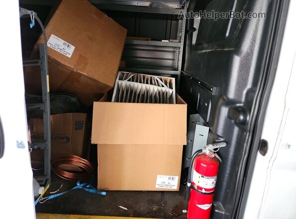 3C6LRVAGXPE587246 2023 RAM PROMASTER White უკანა სალონის ხედი