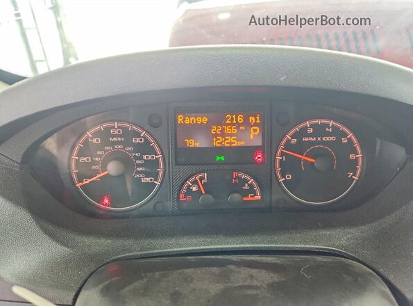 3C6LRVBG6ME526955 2021 RAM PROMASTER Burgundy Widok zestawu wskaźników