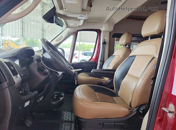 3C6LRVBG6ME526955 2021 RAM PROMASTER Burgundy Widok wnętrza z przodu