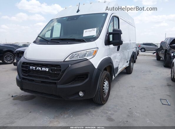 3C6LRVCG5SE513271 2025 RAM PROMASTER 2500 White Vista tres cuartos delantera izquierda