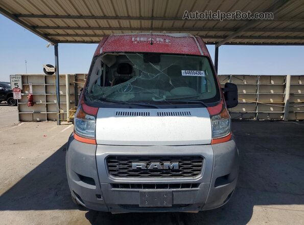 3C6LRVDG2ME523581 2021 RAM PROMASTER Двухцветный Вид сзади