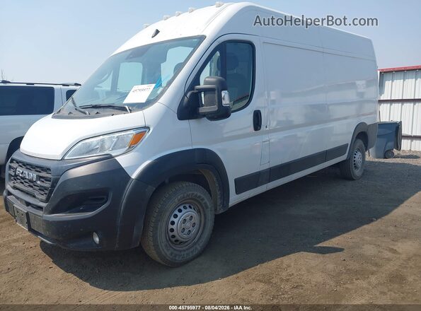 3C6LRVDG6SE511902 2025 RAM PROMASTER 2500 White წინა მარცხენა ხედი სამი მეოთხედიდან
