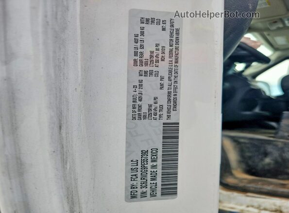 3C6LRVDG9PE557392 2023 RAM PROMASTER Two Tone ძრავის განყოფილების ხედი