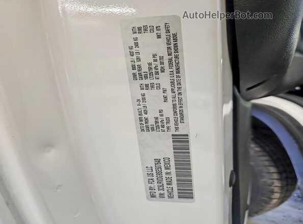 3C6LRVDG9SE507648 2025 RAM PROMASTER White Սալոնի 360 աստիճան տեսք