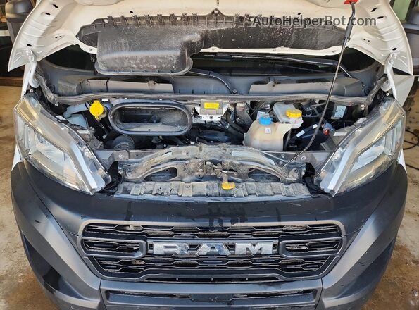 3C6LRVDG9SE507648 2025 RAM PROMASTER White Շարժիչի բաժամունքի տեսք
