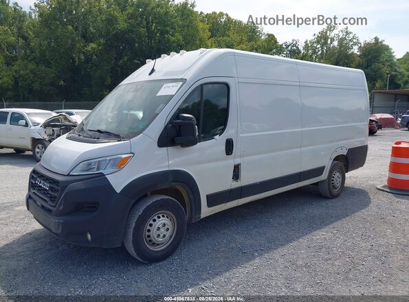 3C6MRVJG3SE519867 2025 RAM PROMASTER 3500 White წინა მარცხენა ხედი სამი მეოთხედიდან