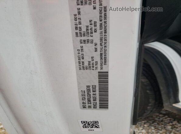3C6MRVJG6PE606749 2023 RAM PROMASTER White Widok wnętrza 360 stopni