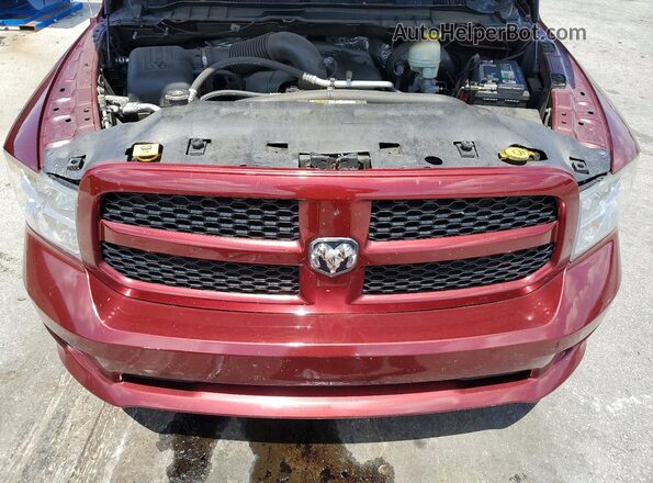 3C6RR6KT1HG559739 2017 RAM 1500 Burgundy Widok wnętrza z tyłu