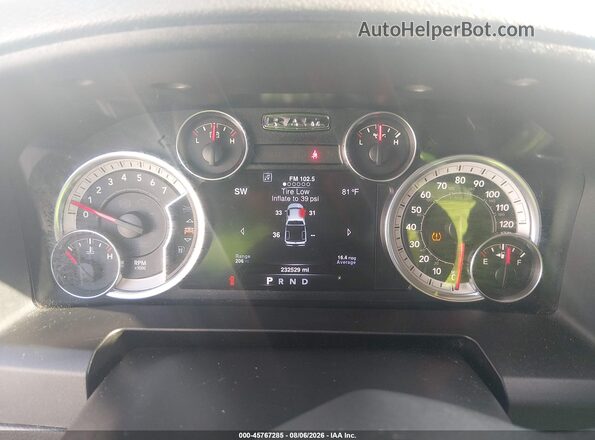 3C6RR6LT0GG293062 2016 RAM 1500 Gray Вид задніх сидінь