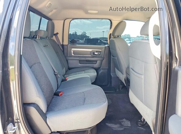3C6RR6LT6GG292417 2016 RAM 1500 Black Rear seats view