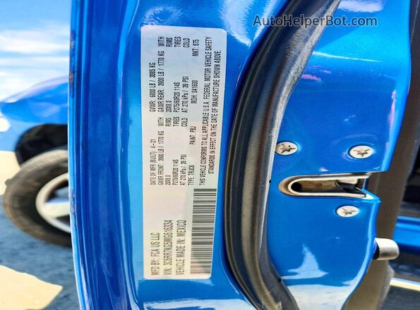 3C6RR7KG5MG616334 2021 RAM 1500 Blue Շարժիչի բաժամունքի տեսք