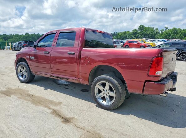 3C6RR7KT4HG794142 2017 RAM 1500 Burgundy Trasero izquierdo