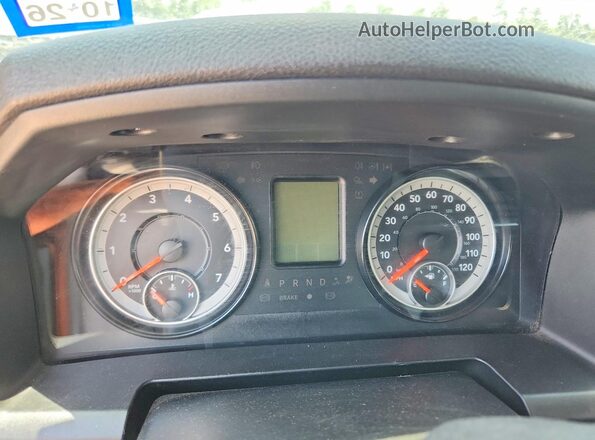 3C6RR7KT6NG174288 2022 RAM 1500 Burgundy Սարքավորումների վահանակի տեսք