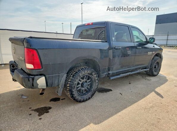 3C6RR7KT7GG326274 2016 RAM 1500 Черный Задняя правая четверть