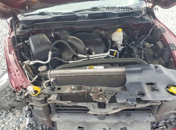 3C6RR7LT0GG254316 2016 RAM 1500 Burgundy Widok wnętrza z tyłu