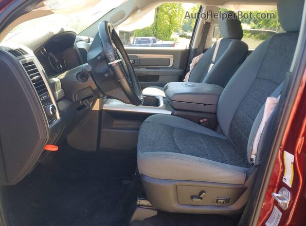 3C6RR7LT0GG388534 2016 RAM 1500 Burgundy Widok wnętrza z przodu