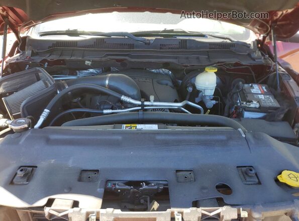 3C6RR7LT0GG388534 2016 RAM 1500 Burgundy Widok wnętrza z tyłu