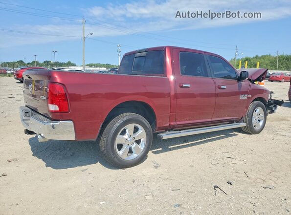 3C6RR7LT0HG665832 2017 RAM 1500 Темно-бордовый Задняя правая четверть