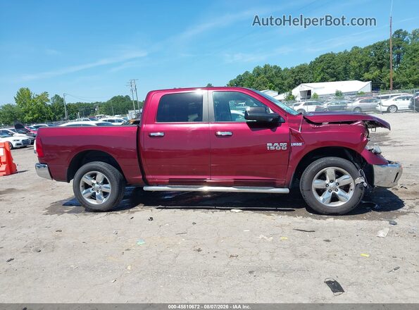 3C6RR7LT3HG524267 2017 RAM 1500 Burgundy უკანა სალონის ხედი