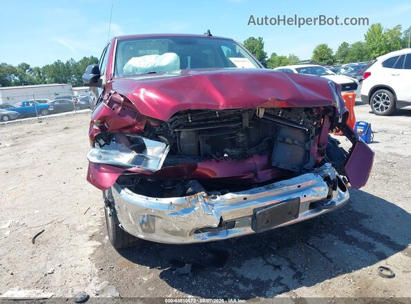 3C6RR7LT3HG524267 2017 RAM 1500 Burgundy წინა ხედი