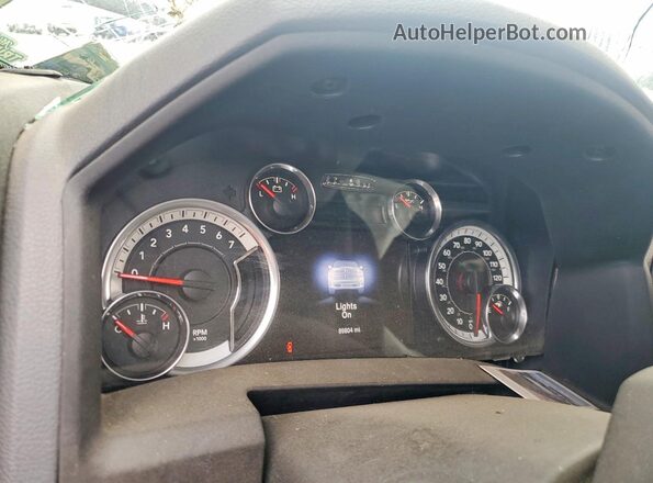3C6RR7LT4GG276061 2016 RAM 1500 Белый Вид щитка приборов