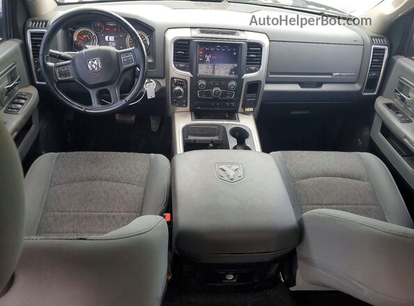 3C6RR7LT5JG228303 2018 RAM 1500 Black Առջևի վահանակի տեսք