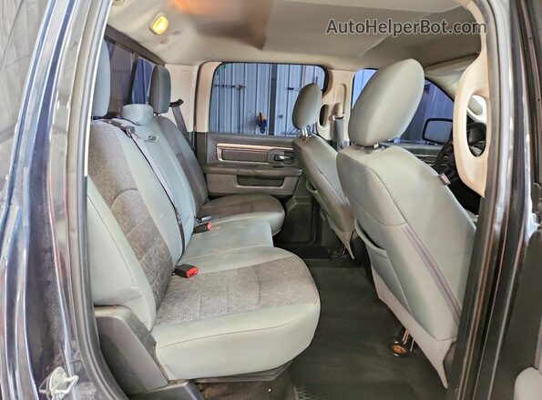 3C6RR7LT8JG163334 2018 RAM 1500 Charcoal Rear seats view