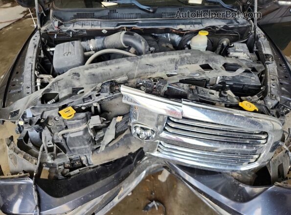 3C6RR7LT8JG163334 2018 RAM 1500 Charcoal Rear interior view