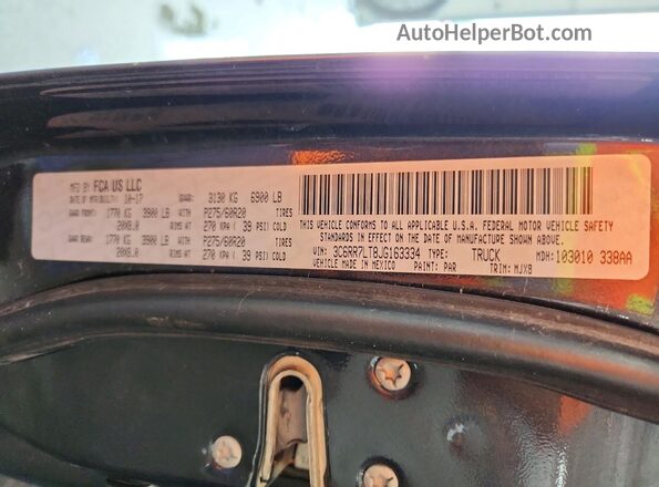 3C6RR7LT8JG163334 2018 RAM 1500 Charcoal Engine compartment view