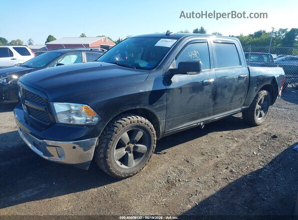 3C6RR7LT9GG175484 2016 RAM 1500 Черный Передняя левая четверть