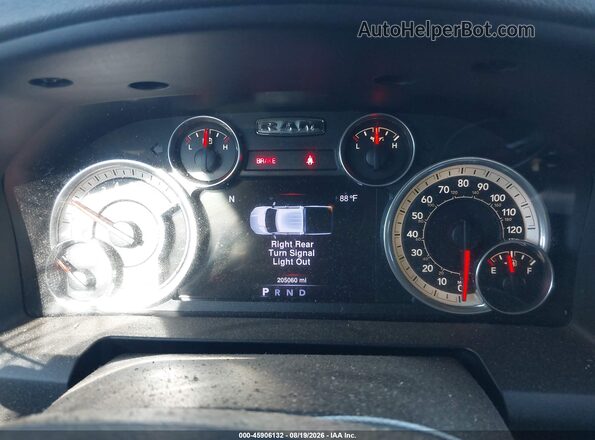 3C6RR7LT9GG175484 2016 RAM 1500 Черный Вид задних сидений