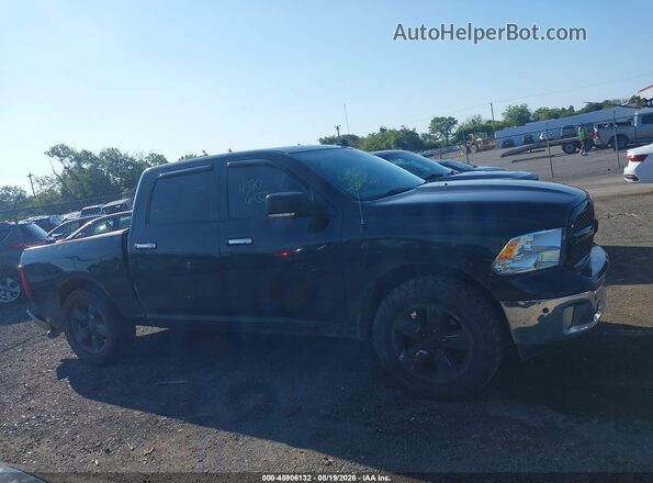 3C6RR7LT9GG175484 2016 RAM 1500 Черный Вид задней части салона