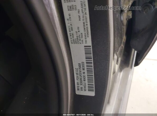 3C6SRFJP3T4175459 2026 RAM 1500 Black Widok komory silnika