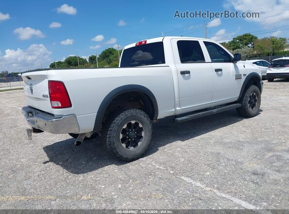 3C6TR5CJ4JG340339 2018 RAM 2500 White Задня права чверть