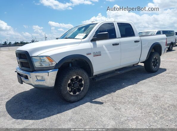 3C6TR5CJ4JG340339 2018 RAM 2500 White Передня ліва чверть