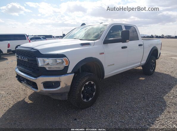 3C6TR5CJ8MG652264 2021 RAM 2500 White წინა მარცხენა ხედი სამი მეოთხედიდან