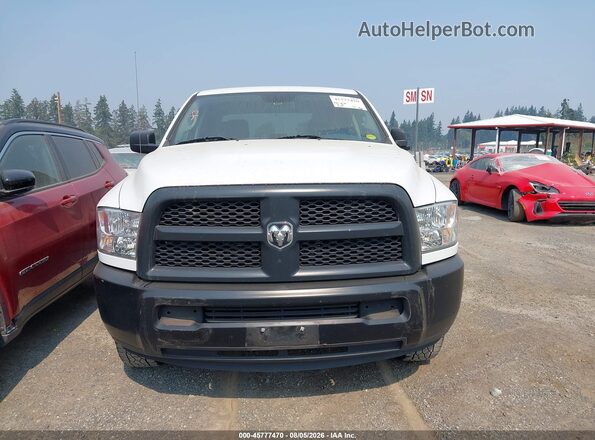 3C6TR5CT2JG278506 2018 RAM 2500 White წინა პანელის ხედი