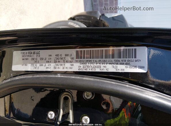 3C6TR5HTXJG343658 2018 RAM 2500 Green Vista del compartimento del motor