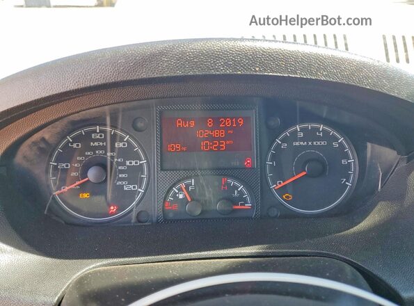 3C6TRVAG4LE105493 2020 RAM PROMASTER White Instrument cluster view